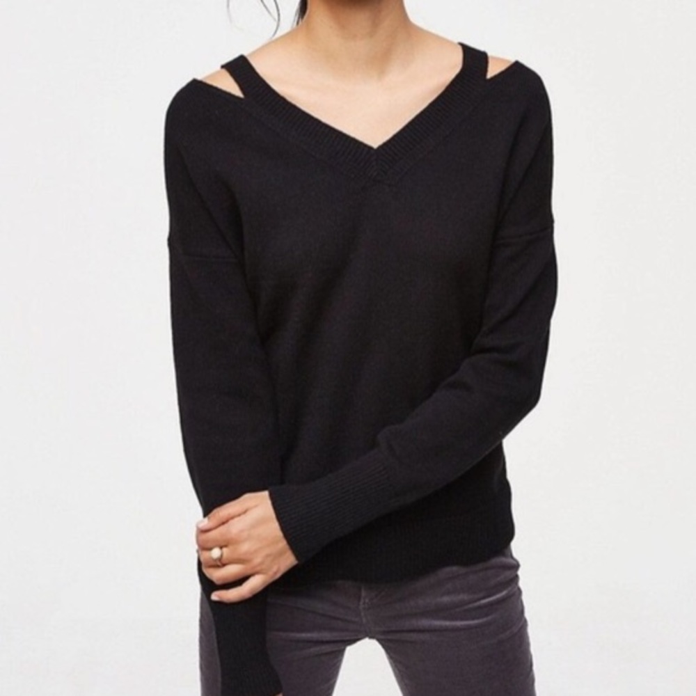 NWOT Loft Black Sweater